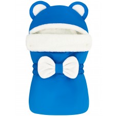 Конверт "Мишка" Blue Меховой Зима 